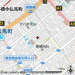 東京都中央区日本橋大伝馬町12周辺の地図