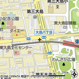 白木屋 東大島駅前店周辺の地図