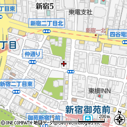 新宿スタデイビル周辺の地図