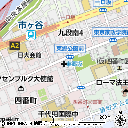 東京都千代田区四番町8-19周辺の地図