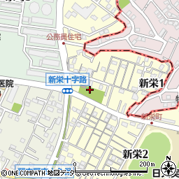 千葉県習志野市新栄1丁目1周辺の地図