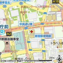 工学院大学新宿キャンパス　アトリウム周辺の地図