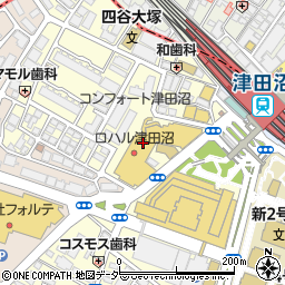 ドトールコーヒーショップ 津田沼南口店周辺の地図