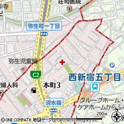 ＰＡＲＫＲＥＳＩＤＥＮＣＥ西新宿周辺の地図