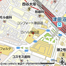 湘南パンケーキ 津田沼店周辺の地図