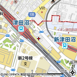 さくら薬局津田沼駅前店周辺の地図