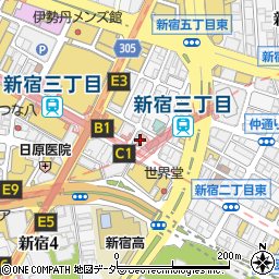 株式会社新宿地下鉄会館周辺の地図