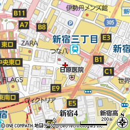 カラオケ 747 新宿南口本店 新宿区 カラオケボックス の住所 地図 マピオン電話帳