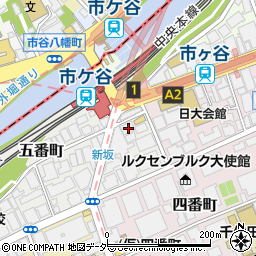 東京都千代田区五番町1-1周辺の地図