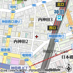 東京都千代田区内神田3丁目5周辺の地図