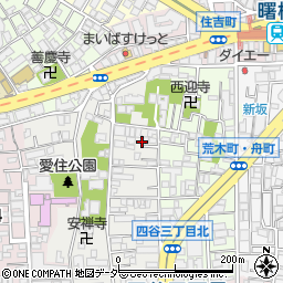 東京都新宿区愛住町17周辺の地図