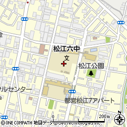 東京都江戸川区松江7丁目16周辺の地図