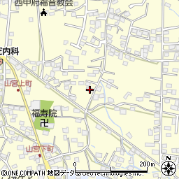 山梨県甲府市山宮町1046周辺の地図