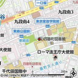 東京都千代田区三番町18-12周辺の地図