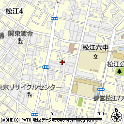 東京都江戸川区松江7丁目4周辺の地図