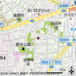 東京都新宿区愛住町18周辺の地図