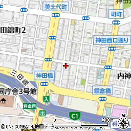 ステージ内神田周辺の地図