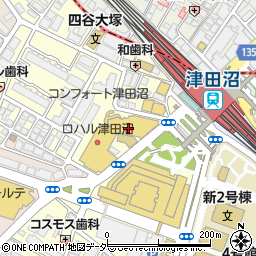 ロイヤルホスト 津田沼駅前店周辺の地図