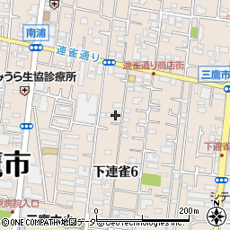 コーポ清晃ミタカ周辺の地図