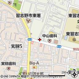 習志野実籾郵便局 ＡＴＭ周辺の地図