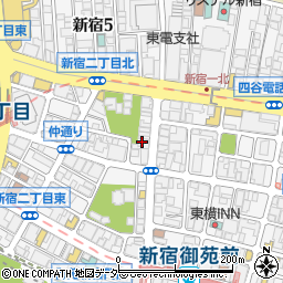 シンメトリー　新宿店周辺の地図