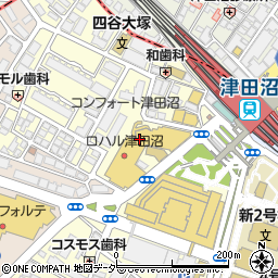 ダイソーロハル津田沼店周辺の地図