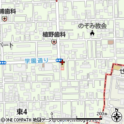 ファミリーマート海田東四丁目店周辺の地図