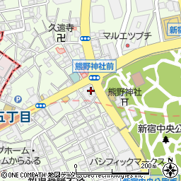 どらっぐぱぱす西新宿店周辺の地図