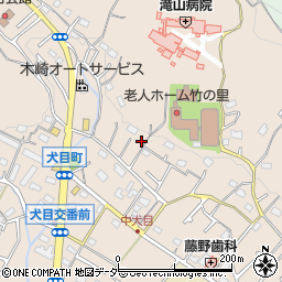 東京都八王子市犬目町607周辺の地図