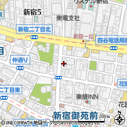 大和冷機工業株式会社　新宿営業所周辺の地図