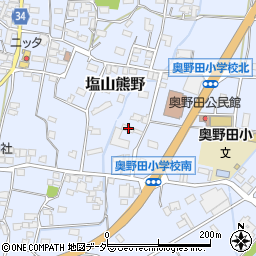 山梨県甲州市塩山熊野993周辺の地図