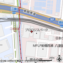 株式会社津覇車輛工業　船橋工場周辺の地図