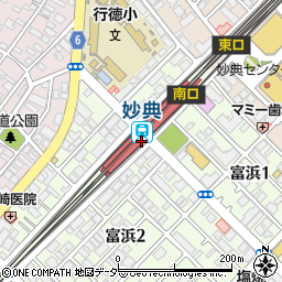ファミリーマート妙典駅西口店周辺の地図