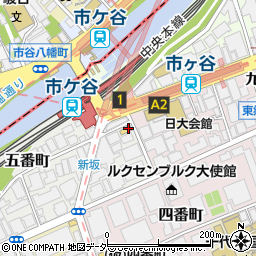 東京都千代田区五番町1-9周辺の地図