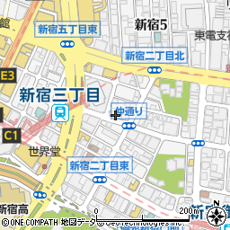 東京三協信用金庫新宿支店周辺の地図