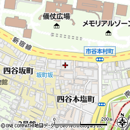 東京都新宿区四谷本塩町14周辺の地図