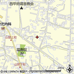 山梨県甲府市山宮町1037-2周辺の地図