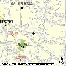 山梨県甲府市山宮町1037周辺の地図