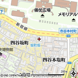 東京都新宿区四谷坂町9周辺の地図