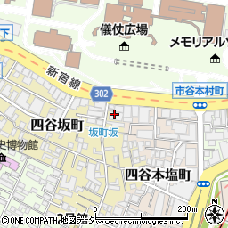 東京都新宿区四谷坂町9周辺の地図