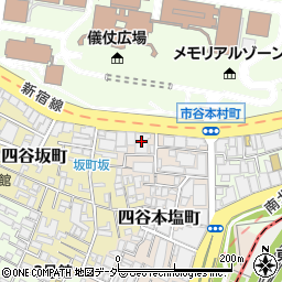 東京都新宿区四谷本塩町14-3周辺の地図