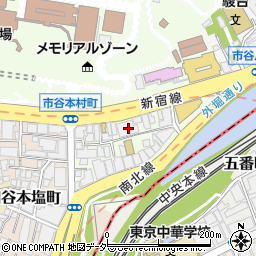 東京都新宿区市谷本村町3-23周辺の地図