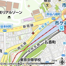 東京都新宿区市谷本村町1周辺の地図