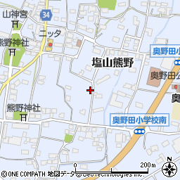 山梨県甲州市塩山熊野1135周辺の地図