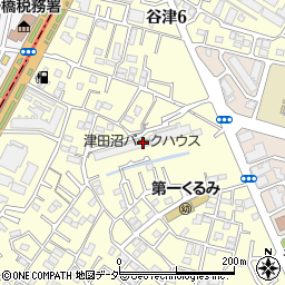 津田沼パークハウス周辺の地図