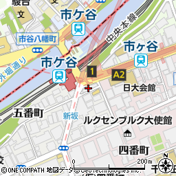 東京都千代田区五番町1-10周辺の地図