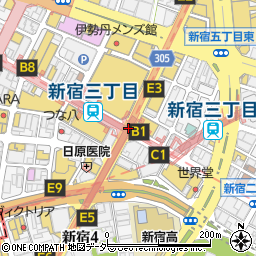 新宿３ 新宿区 地点名 の住所 地図 マピオン電話帳