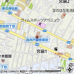高井戸警察署周辺の地図