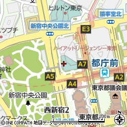 ハイアットリージェンシー東京　センチュリールーム周辺の地図