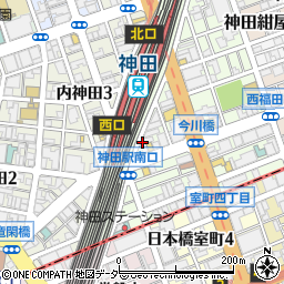セブンイレブン神田駅南口店周辺の地図